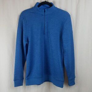Under Armour Men's Small Quarter Zip Blue Sweater